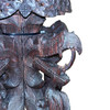 Anglo Indian Bombay Carved Serpent Wooden Blackwood Plant Stand