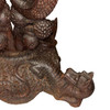 Anglo Indian Bombay Carved Serpent Wooden Blackwood Plant Stand