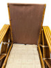 Paul T. Frankl 4-Strand Square Pretzel Square-Back Lounge Chair