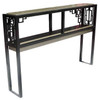 Black and Gold "Prairie" Style Console Table