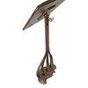 French Art Nouveau Cast Aluminum Music Book Stands in Gaudi Style, Set of 7