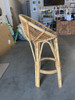 Restored Stick Rattan Bar Stools in the Manner of Albini, Pair