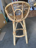 Restored Stick Rattan Bar Stools in the Manner of Albini, Pair