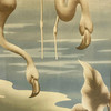 1940s Tropical Drinking Flamingo Scenic Print, Framed by Billy Seay for Turner