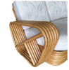 Restored Paul Frankl Style Six-Strand Square Pretzel Sectional Sofa