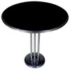 Chrome Streamlined Side Table with Tubular Legs