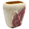 Mid-century Tropical Ceramic Palm Leaf Flower Vase by Royal Copley Pottery