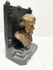 Solid Brass Bookends Bust Of Henry W. Longfellow by "B & H" Bradley and Hubbard