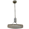 Mid-Century "Saturn" Ceiling Steel 19" Pendant by Kurt Versen, 18 Available