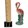 Mid-century California Pottery Ceramic "Gazer" Pink Flamingo Figurine Statue
