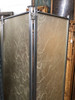 Modernist Brushed Aluminum & Spun Fiberglass Folding Screen