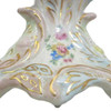 Mid-century Capodimonte Style Italian Ceramic Floral Table Lamp, Pair