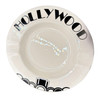 1977 Art Deco Style 8” Porcelain Hollywood Bowl Round Ashtray, Signed