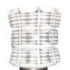 Italian Sputnik Chandelier in Rosewood Chrome with Glass Shades