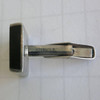Allan Adler Sterling and Ebony Modernist Cufflinks, circa 1963