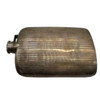 Sterling Silver Free mason Prohibition Hip Flask by Elgin E.A.M.