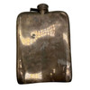 Sterling Silver Free mason Prohibition Hip Flask by Elgin E.A.M.