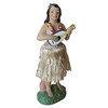 Mid-century Ceramic "Aloha" Catalina Island Hawaiian Dancing Hula Girl Figurine