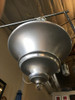 Spun Aluminum Art Deco Ceiling Pendant Lamp by Walter Von Nelson