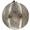 French Pewter Art Deco Medallion Struck with the Face of Mercury Pedant Pin