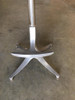 Custom Repurposed Mid Century Bar Stool w/ Teak Seat, Pair