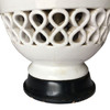 Large Mid Century Ceramic "Infinity" Table Lamp w/ Shade by James Mont