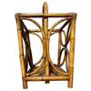 Mid-century Rattan "Butterfly" Magazine Rack with Handle
