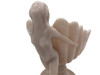 Cambridge Art Glass "Crown Tuscan" Flying Nude w/ Shell Compote