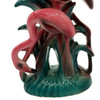 Mid-Century California Mother & Child Pink Flamingo Ceramic Tabletop Statue