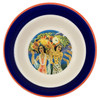 7.25" Eugene Savage "Island Feast" Blue Salad Plate By Lynn Krantz Dish Books