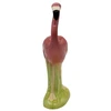 Mid-century Ceramic Curious Watcher Pink Flamingo Tabletop Statue by Metlox