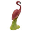 Mid-century Ceramic Curious Watcher Pink Flamingo Tabletop Statue by Metlox