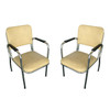 Chrome Round Tubular Armchair by Royal Metal