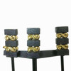 Donald Deskey Andirons and Fireplace Tools by Bennett Co
