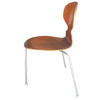 Arne Jacobsen Model-3100 "Ant" Teak Side Chairs by teak chair, Set of Four