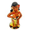 Hawaiian Hula Girl & Ukulele Player Ceramic Statue Set by Kreiss Company