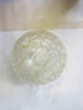 Small Vintage Crackled Ceiling Glass Globe Pendant
