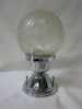 Small Vintage Crackled Ceiling Glass Globe Pendant
