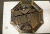 Arts & Crafts Hand Hammered Octagon Copper Mirror