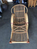 Restored Stick Pencil Rattan Rocking Lounge Chair by Emerson