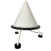 Bespoke Post Modern Acrylic Geometric Cone Table Lamp, 2 Available