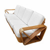 Original Rattan By Paul Frankl, Multi-Strand Sofa and Chaise Lounge