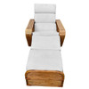Original Rattan By Paul Frankl, Multi-Strand Sofa and Chaise Lounge