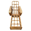Original Rattan By Paul Frankl, Multi-Strand Sofa and Chaise Lounge