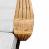 Original Rattan By Paul Frankl, Multi-Strand Sofa and Chaise Lounge
