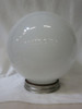 1970s Round Sphere Milk Glass Ceiling Globe with Fitter