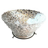 Victorian Daisy and Buttons Pressed Glass Light - 9 Available!
