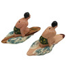 RARE 1951 Twin Surfer Ceramic Salt & Pepper Shaker Set by Herman's