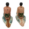 RARE 1951 Twin Surfer Ceramic Salt & Pepper Shaker Set by Herman's