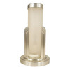Streamline Machined Aluminum Cylinder Café Table Lamp Pair by Saturn Lighting